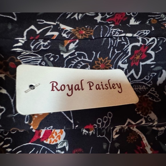 Royal paisley dress - Picture 6 of 12